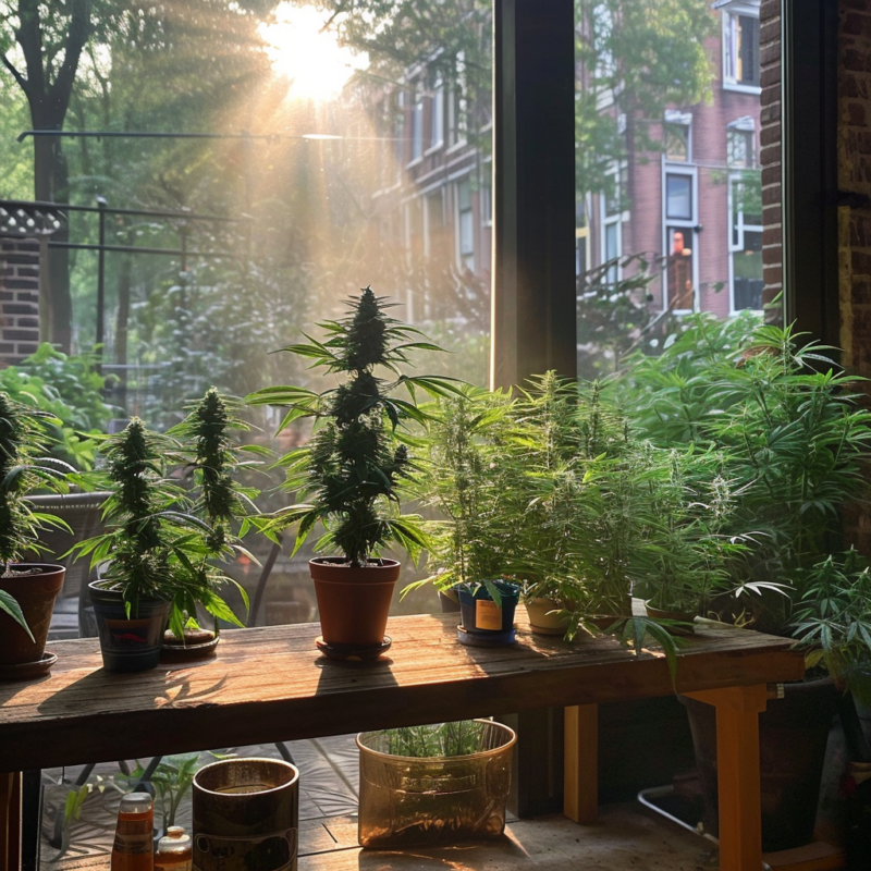 Cannabis und Main-Lining