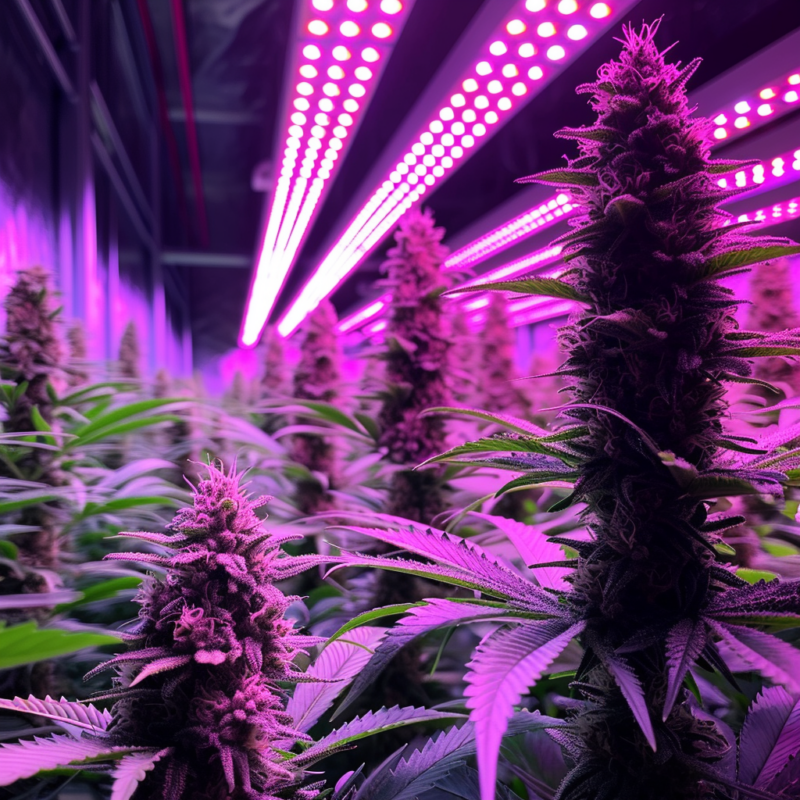 Hydroponische Cannabiszucht