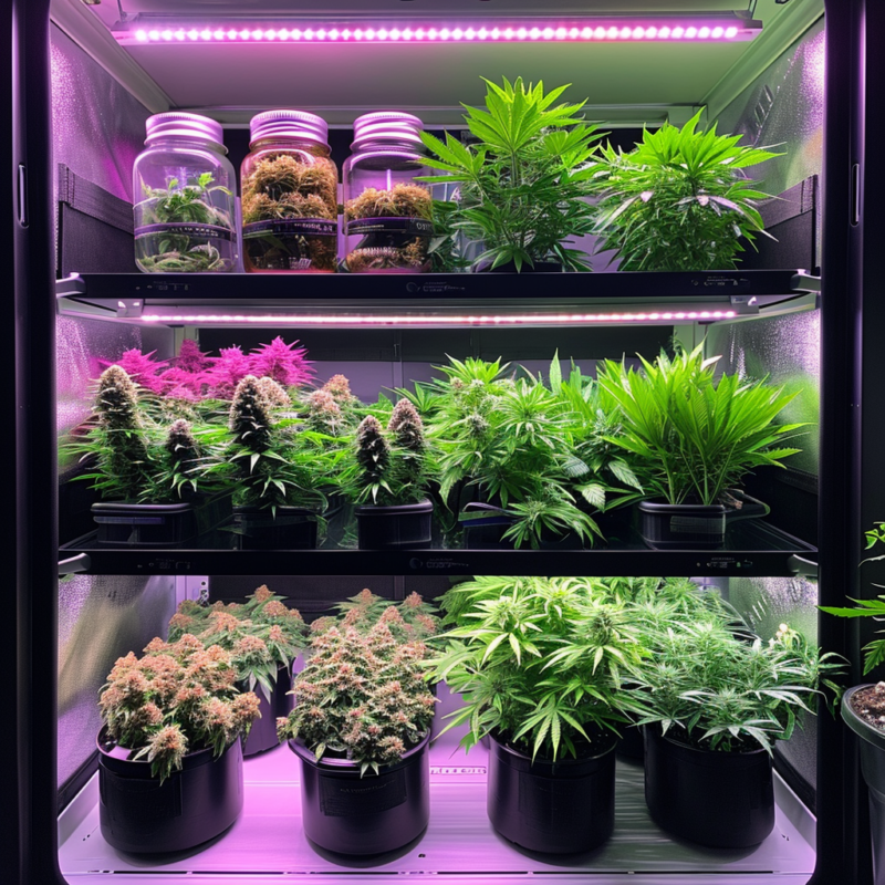 Temperaturkontrolle beim Cannabis-Anbau