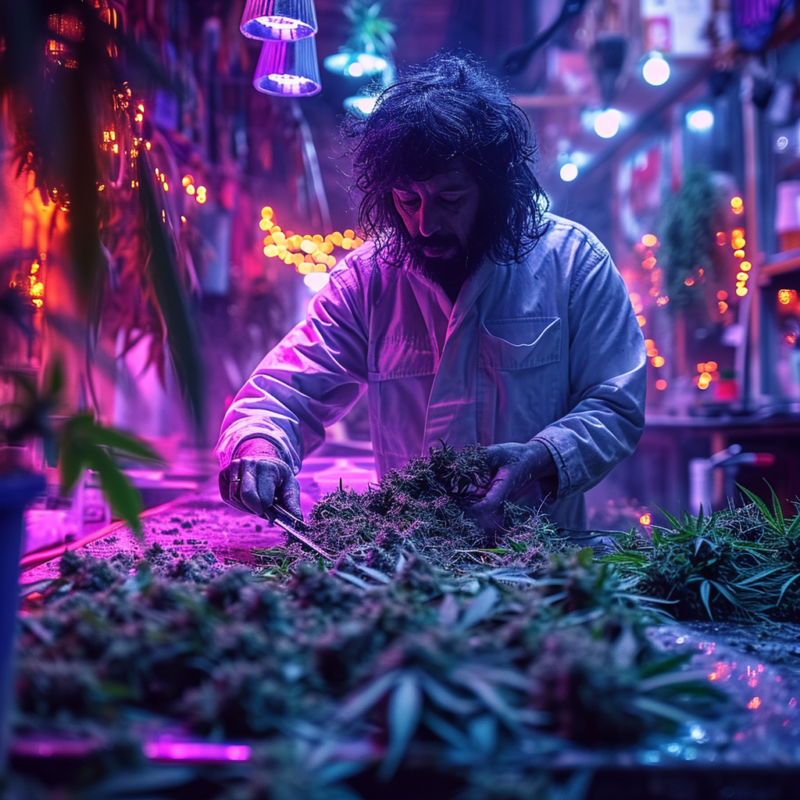 Topping bei Cannabis